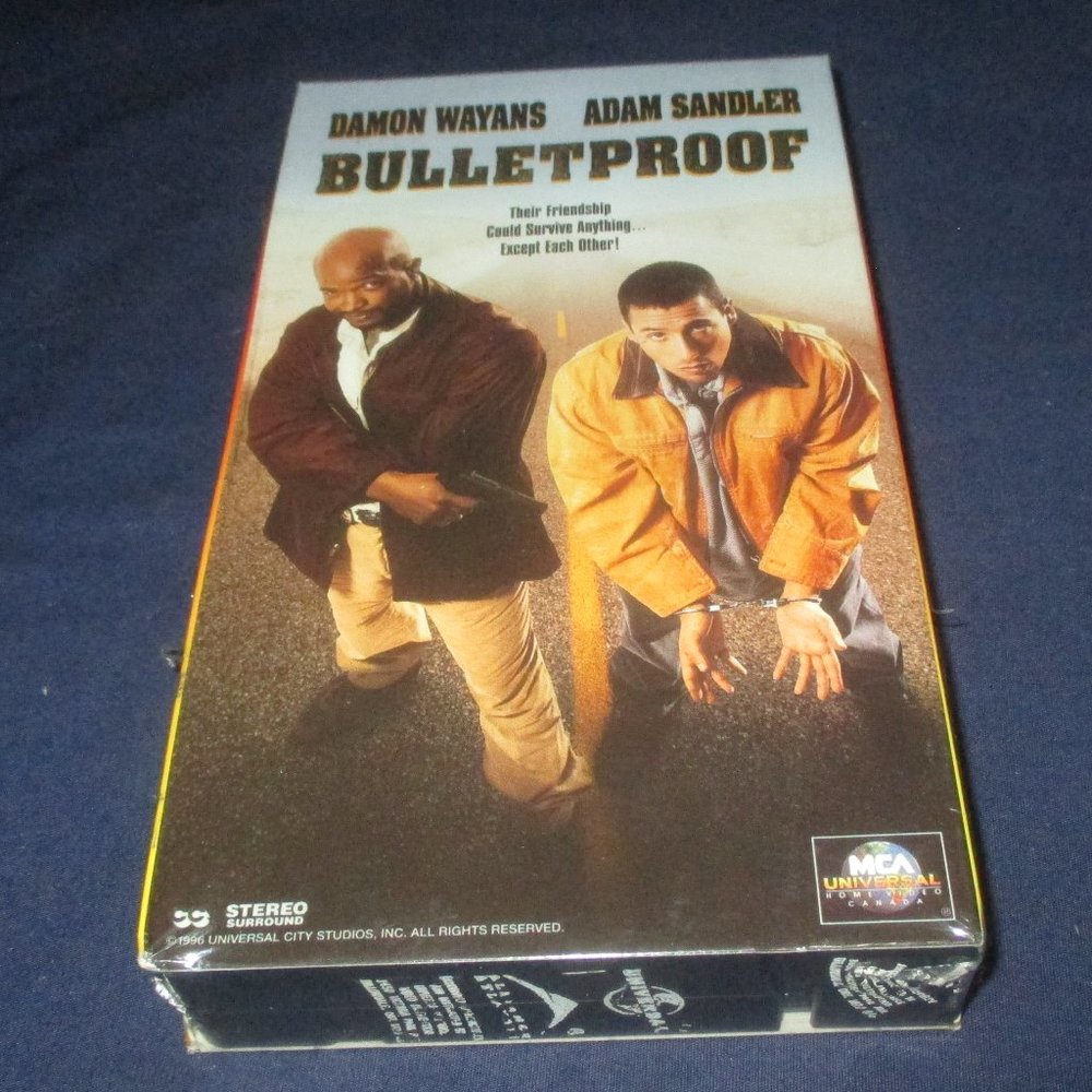 Bulletproof (VHS, 1997) ( unopened / new) w/ watermark Damon Wayans Adam Sandler